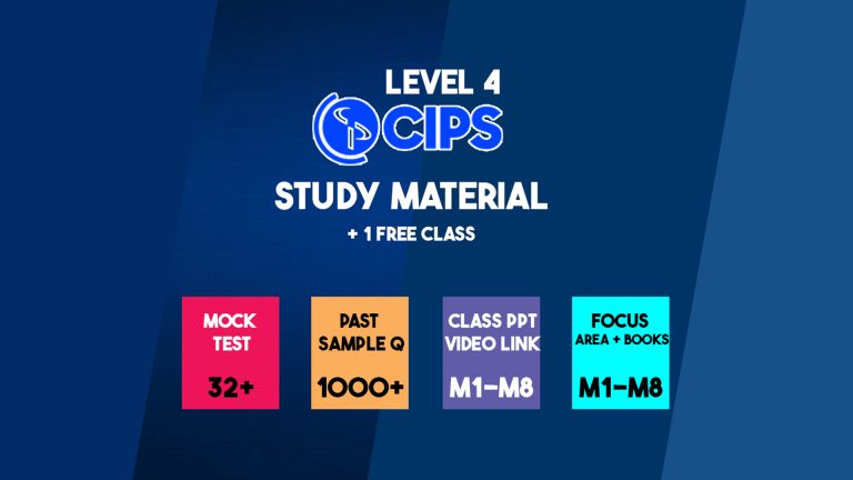 CIPS L4 Full Course and Exam Materials